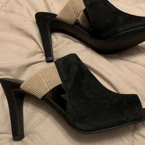 Franco Sarto suede mules - size 10 - barely worn